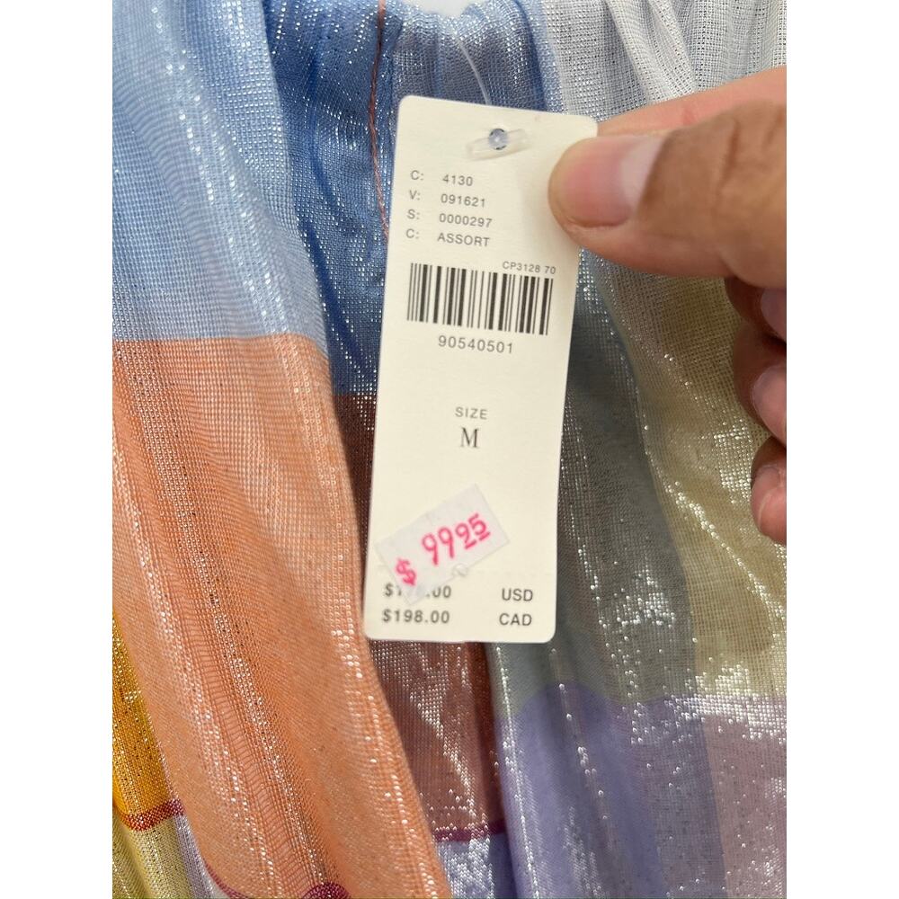 NWT Anthropologie Pilcro Sleeveless Paid Tent Maxi Dress Women's M - Picture 6 of 8